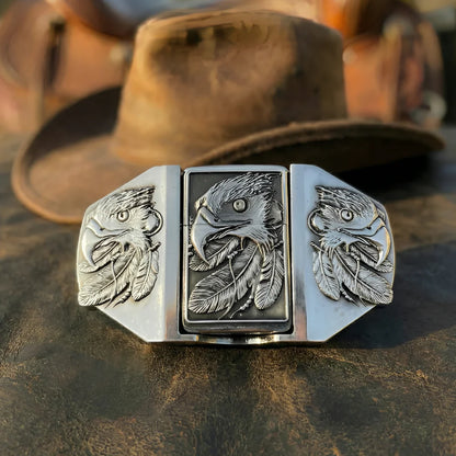 Lighter belt buckles